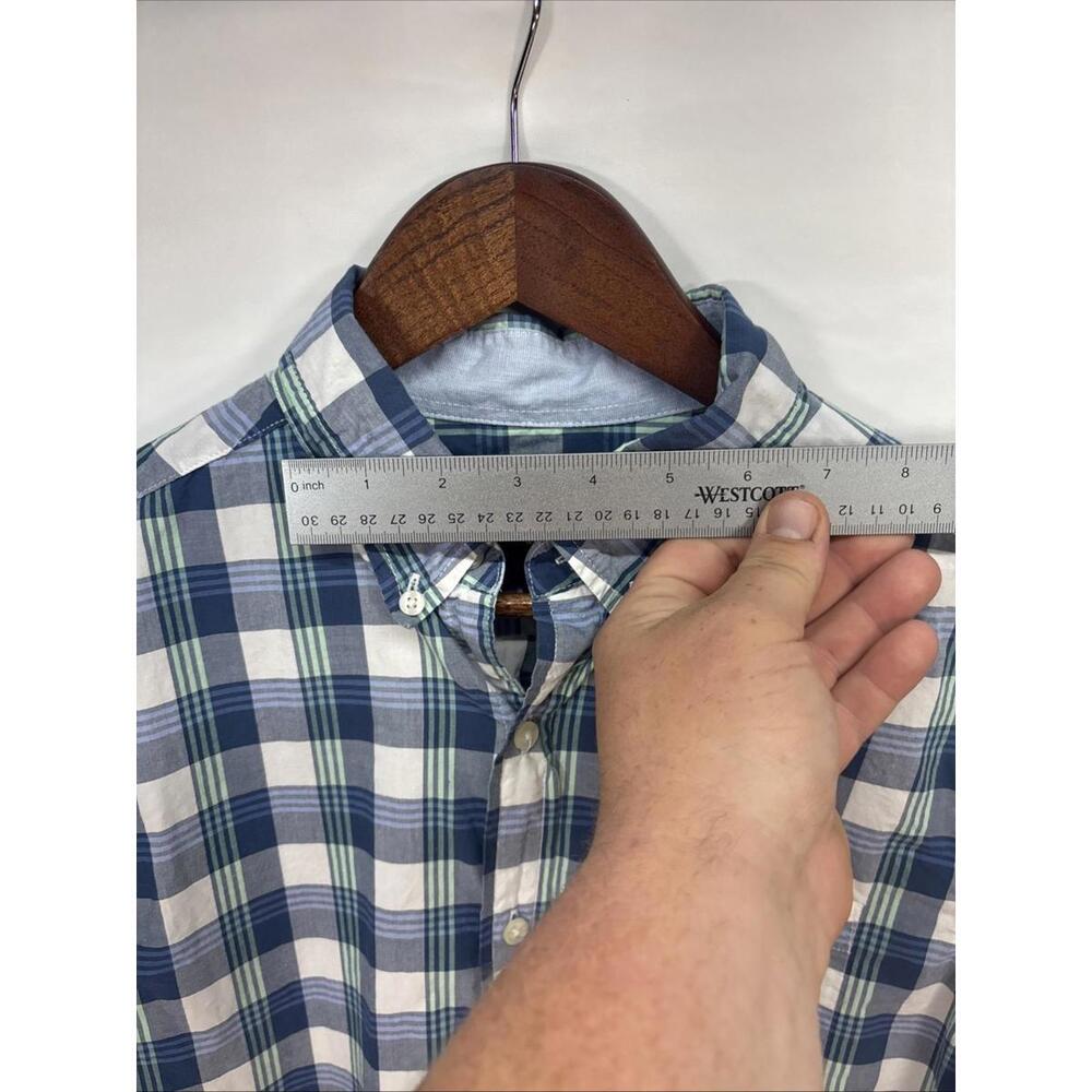 American Eagle Men Classic Plaid Long Sleeve Button-Down Shirt Multicolor Size S - Picture 7 of 9